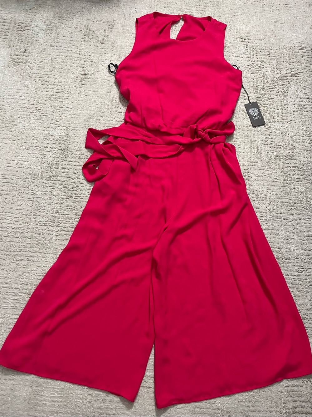 NWT Vince Camuto Wide Leg Sleeveless Jumpsuit